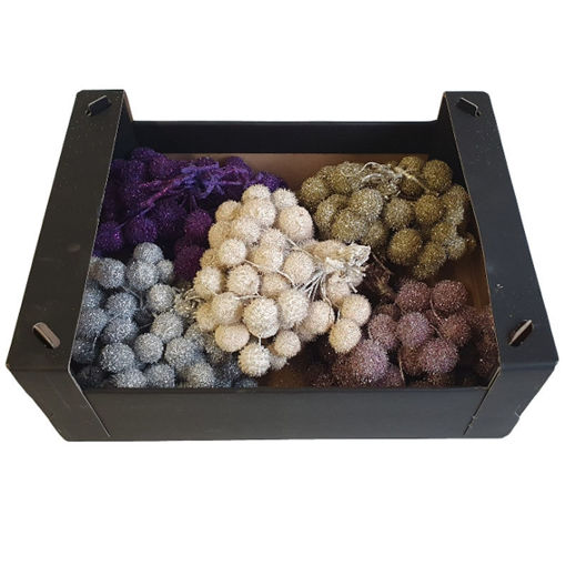 Picture of Small balls in poly Christmas 2 mx colours
