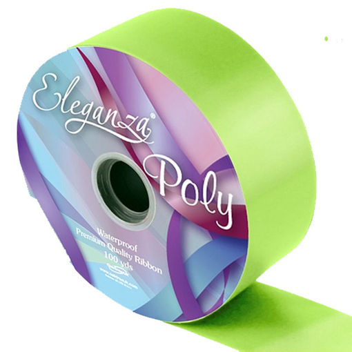 Picture of Ribbon  - Poly - Lime -91m x 50mm
