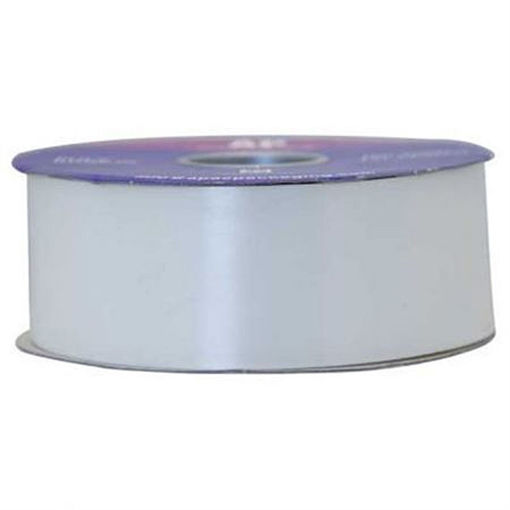 Picture of Ribbon  - Poly - Snow white - 91m x 50mm