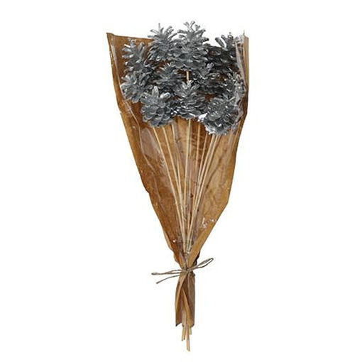 Picture of Pick Silver Pinecone 12pcs  50cm