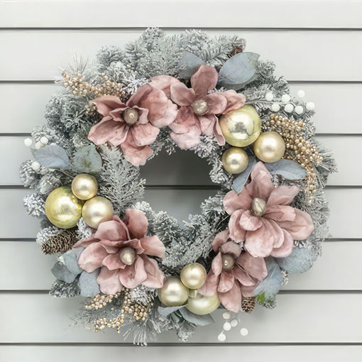 Picture of Rose Magnolia Wreath | 60cm