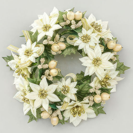 Picture of Poinsettia Candle Ring 8cm