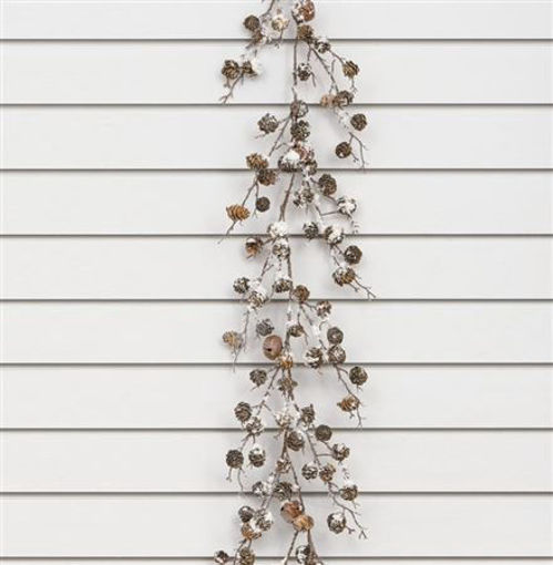 Picture of Frosted Cone/Bell Garland | 180cm