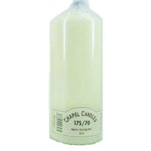 Picture of Chapel Candle | 175 x 70mm | Ivory