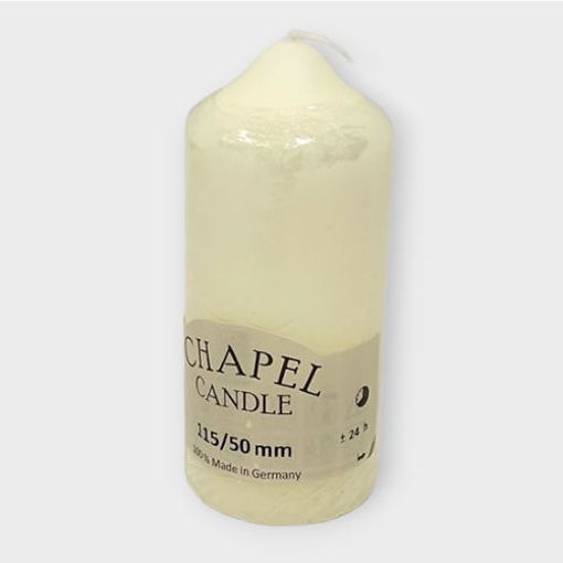 Picture of Chapel Candle | 115 x 50mm | Ivory