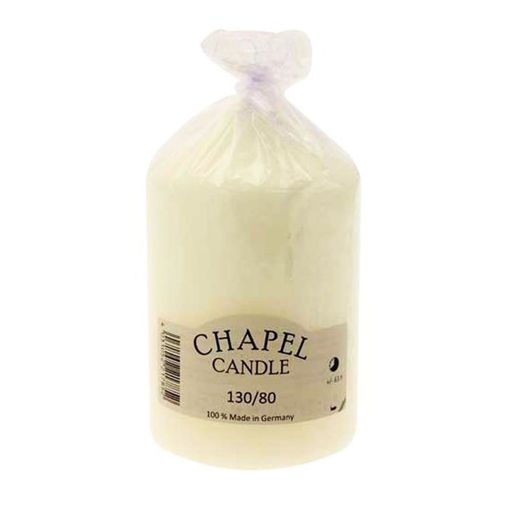 Picture of Chapel Candle | 130 x 80mm | Ivory