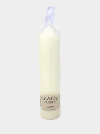 Picture of Chapel Candle | 215 x 50mm | Ivory
